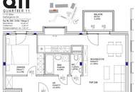 Q11 Leben in Simmering - herrliche 2-Zimmer-Balkonwohnung mit Deckenkühlung!