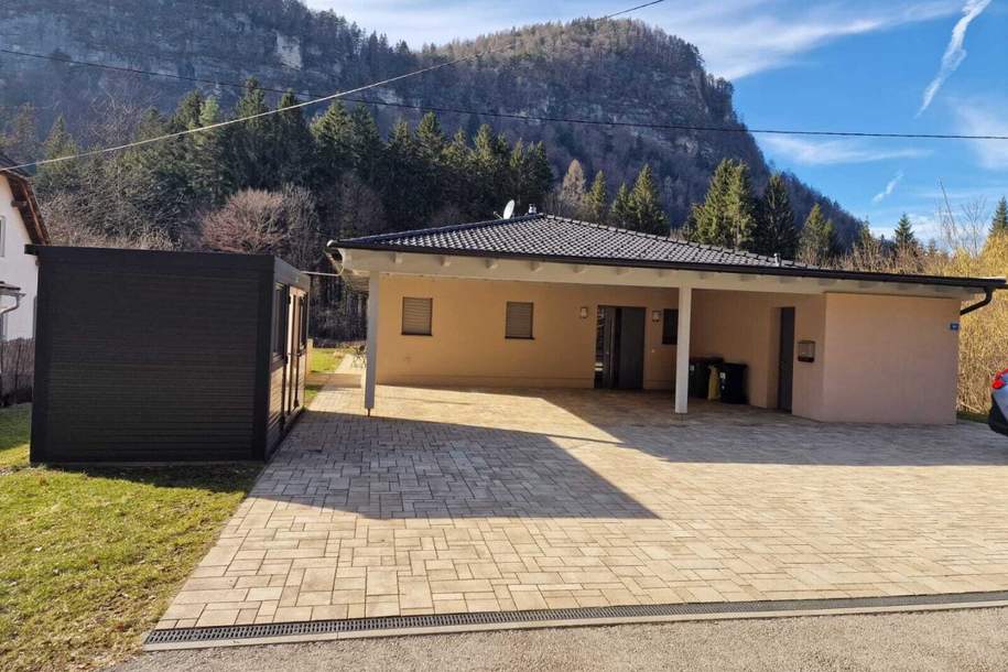 NEUER PREIS Neuwertiger Bungalow in Ebenthal: Ihr Traumhaus mit Terrasse und Solarenergie!, Haus-kauf, 498.000,€, 9065 Klagenfurt Land