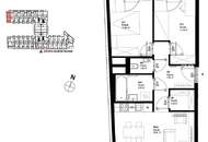 LEO 131 - Tolle 3-Zimmer Wohnung mit 2 großen Terrassen! Nur 4 Bus-Stationem zum Bahnhof Floridsdorf und viel Grün in der Nähe!