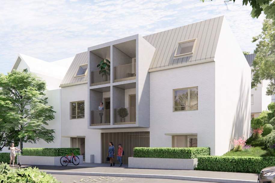 Baubewilligtes Projekt für 6 Häuser mit Eigengärten und Terrassen, sowie 7 PKW-Garagen-Stellplätzen, Haus-kauf, 1.295.000,€, 3400 Tulln