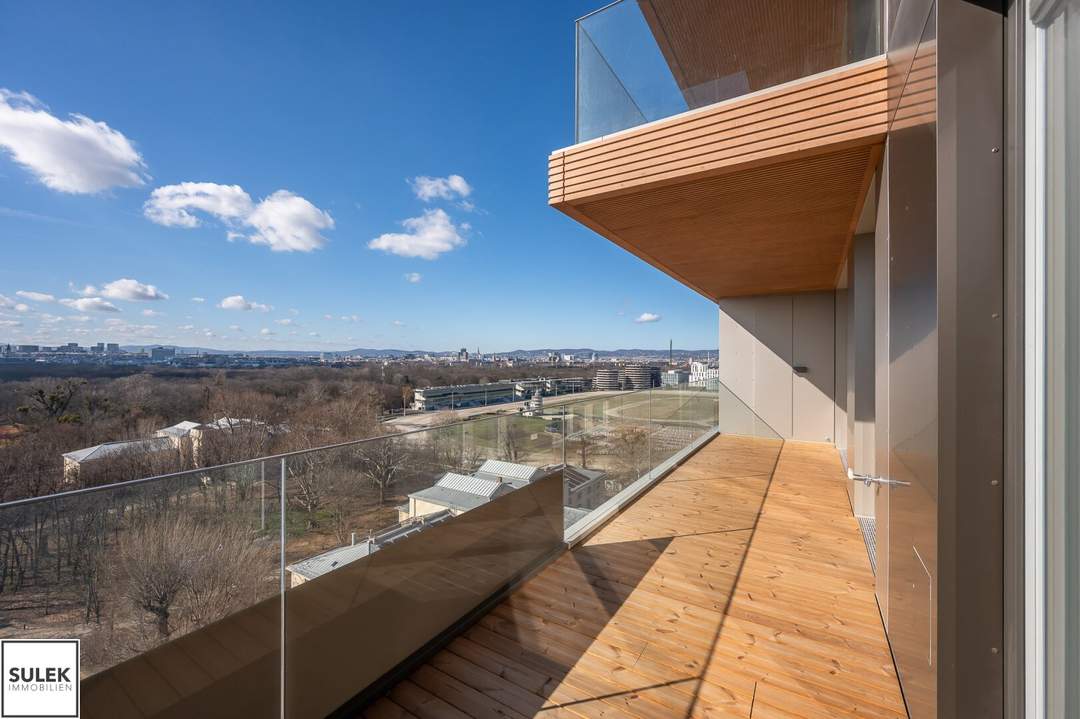 Weitblick in der 12. Etage – 3 Zimmer Erstbezug mit Südwest-Balkon