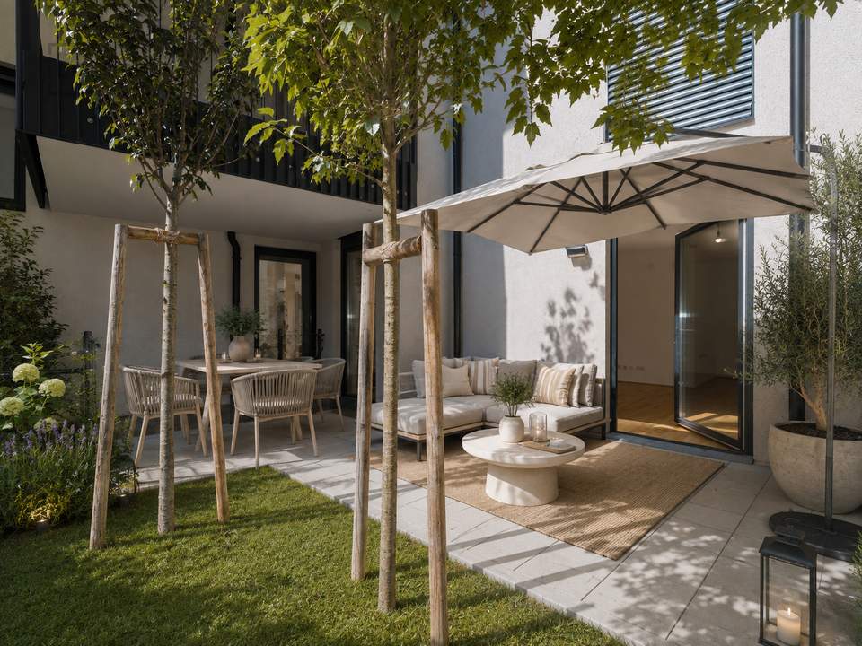MEHR PLATZ. MEHR GRÜN. MEHR LEBEN. IHR ZUHAUSE MIT GARTEN.