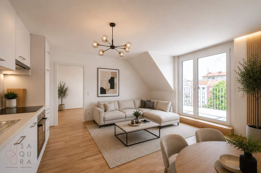Premium-Neubau in Wien-Hernals – Bezugsfertige Mietwohnung mit Balkon & Einbauküche