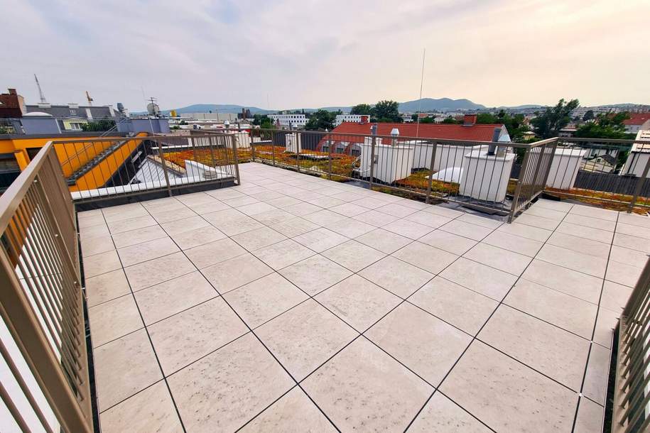 Frühlingsaktion! Einfach genial! Penthouse auf einer Ebene mit 2 Terrassen + Dachterrasse + 5 Zimmer + Garage + Erdwärme + Ruhelage! Nachhaltig und zukunftssicher investiert!, Wohnung-kauf, 1.125.000,€, 1230 Wien 23., Liesing