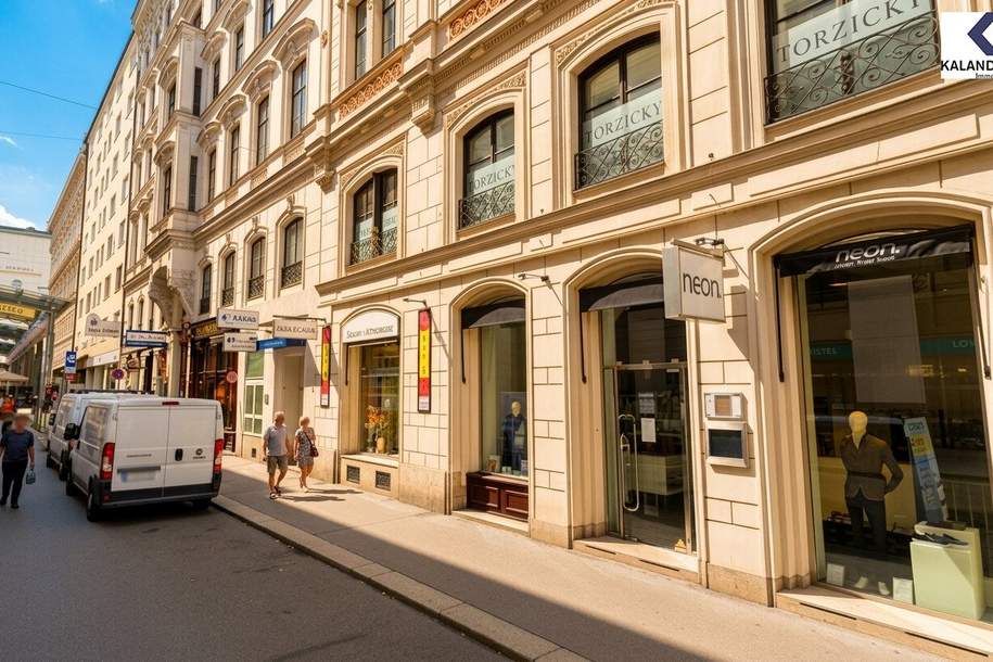 360° TOUR // GESCHÄFTSLOKAL nahe RINGSTRASSEN GALERIEN, Gewerbeobjekt-miete, 2.376,92,€, 1010 Wien 1., Innere Stadt