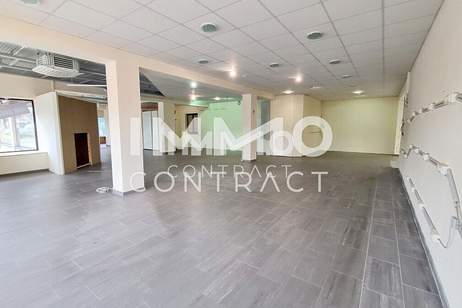 Großes Geschäftslokal mit Lager in Toplage von Ybbs an der Donau. Nutzfläche ca. 750 m² mit Auslagen, Gewerbeobjekt-miete, 5.480,00,€, 3370 Melk