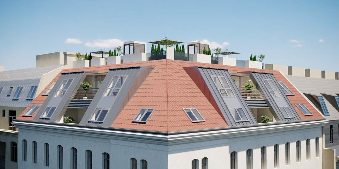 Baustart erfolgt! "Margarete"-Topdachgeschossausbau im Herzen des 5. Bezirks, ab 2028 direkt neben der U 2 - nur noch 5 Wohnungen frei