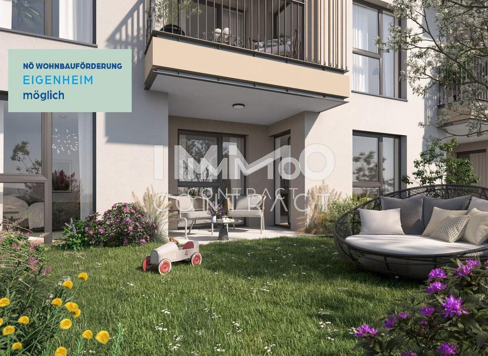 4 Zimmer Gartenwohnung!Erstbezug!