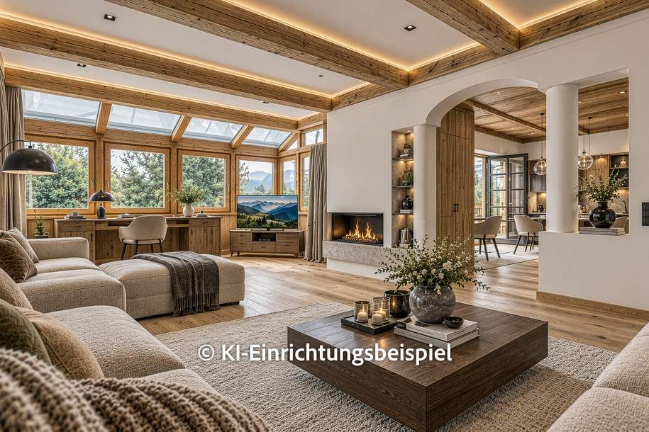 Großzügige Wohnung mit schönem Ausblick in Zentrumslage, Wohnung-kauf, 1.395.000,€, 6370 Kitzbühel