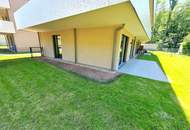 Ein Stück Natur – ganz für sich allein! Das perfekte Familienparadies! Geniale Neubauwohnung mit WOW-Effekt! Riesiger Eigengarten und Terrasse + 4 Zimmer + Grün wohin das Auge reicht + Luftwärmepumpe!