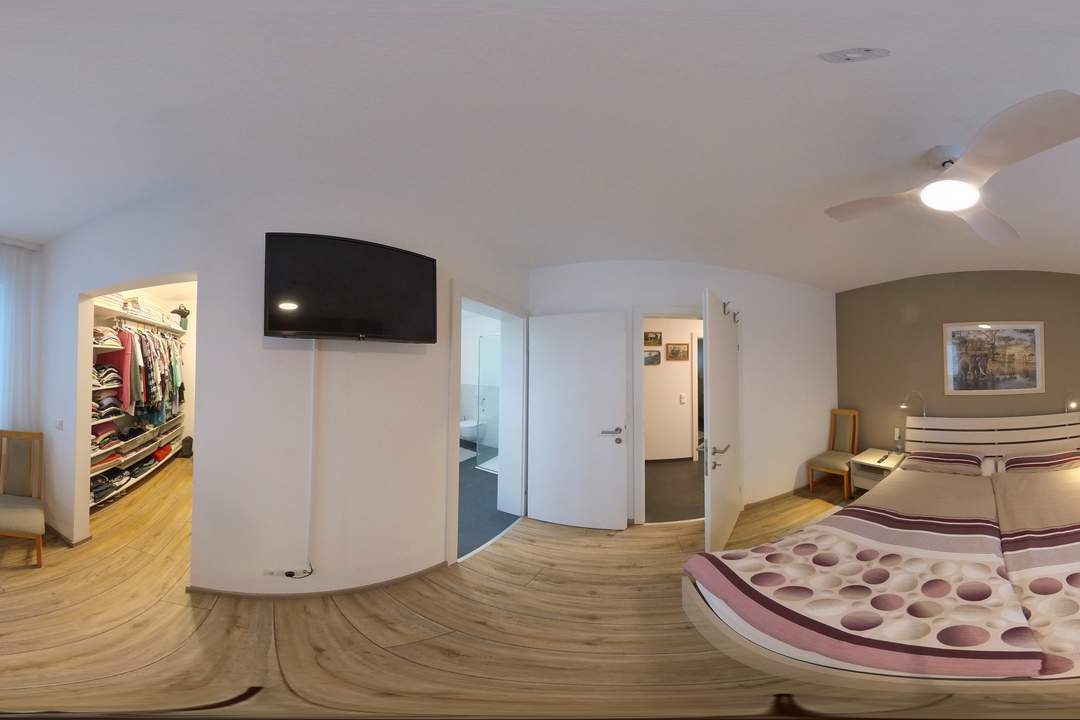 Bezugsfertiger, moderner Bungalow mit Burgblick