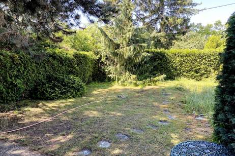 Kleingartenidylle mit Potenzial: Baugrund (ganzjähriges Wohnen) Nähe Alte Donau mit Ferienhaus, Grund und Boden-kauf, 549.000,€, 1220 Wien 22., Donaustadt