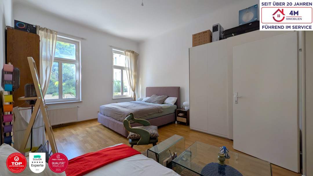 Altbauflair in Perfektion – Exklusive 2-Zimmerwohnung mit hochwertiger Sanierung