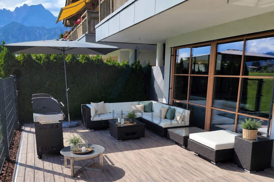 Zentrumsnahe Gartenwohnung mit Sauna in sonniger Ruhelage, Wohnung-kauf, 6380 Kitzbühel