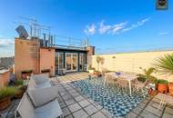 Stylisches Maisonette - Büro mit atemberaubender Dachterrasse nahe Naschmarkt! Garagen verfügbar!