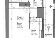 Sanierungsbedürftig + Altbau + 1 Zimmer + separate Küche + Erdgeschoß