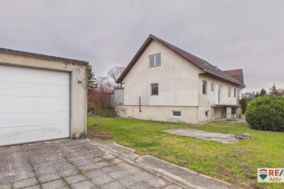 Einzugsbereites Haus mit großer Garage und großzügigem Grundstück, Haus-kauf, 298.000,€, 2305 Gänserndorf