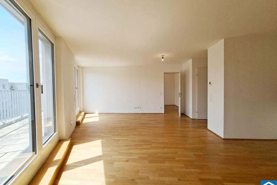 Sonnige, optimal geschnittene 2-Zimmerwohnung mit traumhafter Terrasse!, Wohnung-miete, 1.149,00,€, 1210 Wien 22., Donaustadt