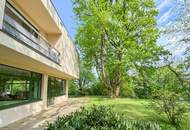 Exklusive Bauhaus-Villa mit Parkgarten & Pool am Waldrand