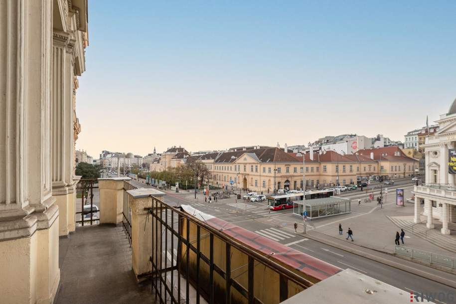 BÜRO IN ELEGANTEM HAUS / Blick auf Volkstheater und MQ / Sanierungsbedürftig, Gewerbeobjekt-kauf, 2.350.000,€, 1010 Wien 1., Innere Stadt