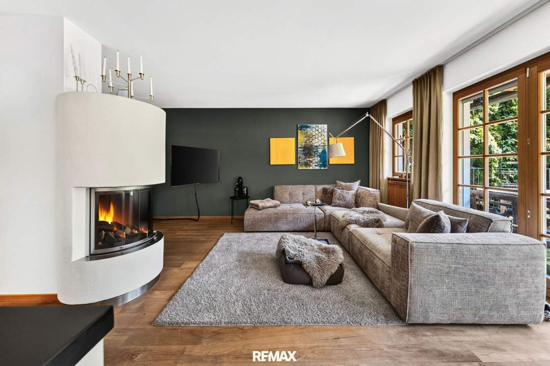 Exklusive Maisonette mit Garten, Hauscharakter & Panoramablick auf die Streif – in ruhiger Bestlage von Kitzbühel
