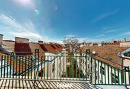 1-Zimmer-DG-Wohnung mit hofseitiger Terrasse direkt auf der Währinger Straße