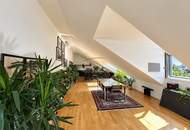 Weitläufige Dachgeschosswohnung mit Terrasse und Fernblick in Baden