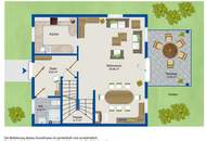 Modernes Reihenhaus – großzügiges Wohnen mit vielfältigen Möglichkeiten auf vier Geschossen