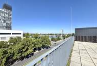 Penthouse mit Donaublick und 360 Grad Dachterrasse - direkt an der Alten Dona