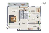 Helle 4-Zimmer-Wohnung mit Balkon in St.Peter