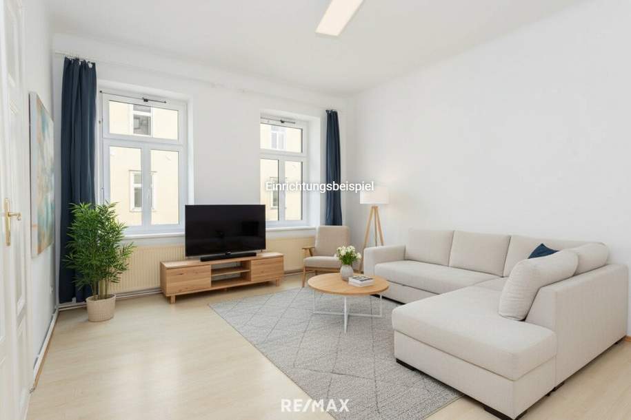 2-Zimmer-Altbauwohnung mit Stil im 2. Bezirk, Wohnung-kauf, 345.000,€, 1020 Wien 2., Leopoldstadt