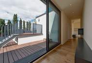 TRAUMBLICK und kuschliger KAMIN! Dachgeschoß-Maisonette mit 3 Terrassen! Garagenkauf im Haus möglich