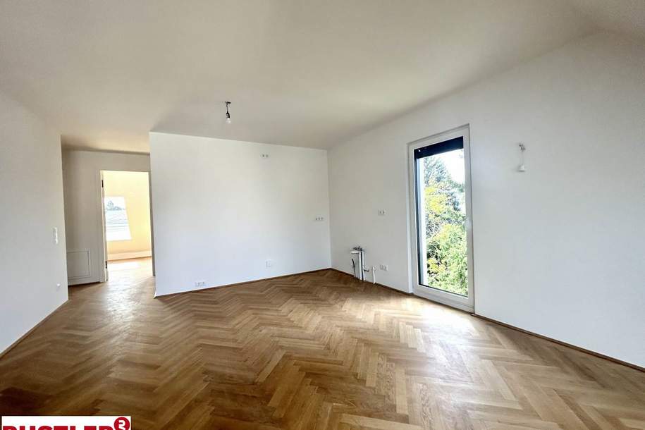 Exklusive Dachgeschosswohnung in Grünruhelage - zu verkaufen, Wohnung-kauf, 458.600,€, 1210 Wien 21., Floridsdorf