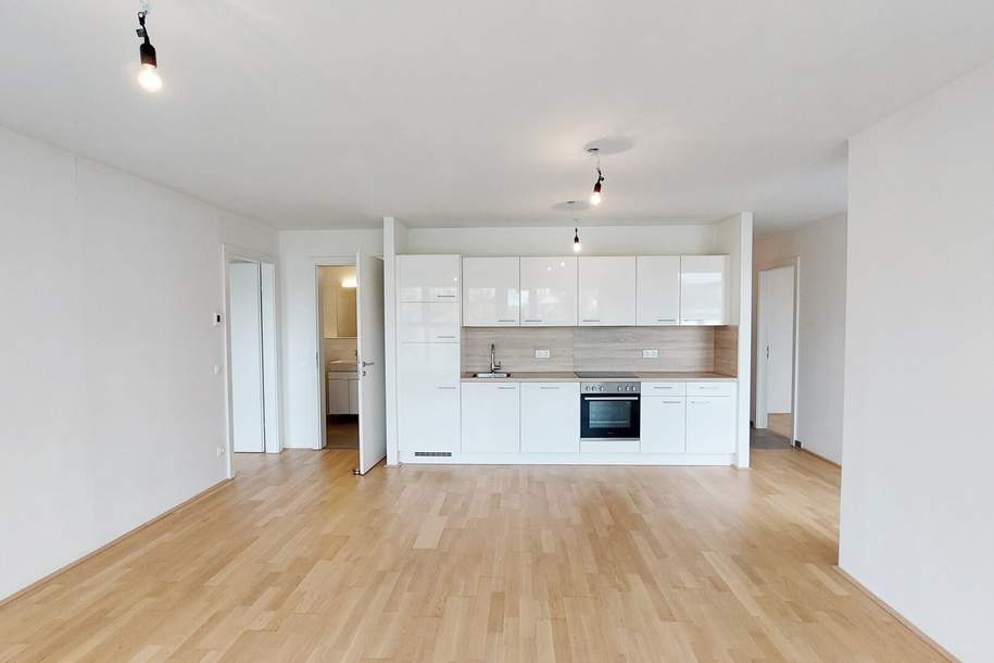 Leopold XXI – Moderne 3-Zimmer-Wohnung mit 3 Terrassen für Naturliebhaber!, Wohnung-miete, 1.249,00,€, 1210 Wien 21., Floridsdorf