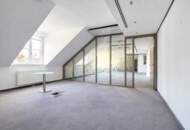 Miete all inclusive! Topmodernes Dachgeschossbüro direkt am Hietzinger Platz neben Parkhotel Schönbrunn