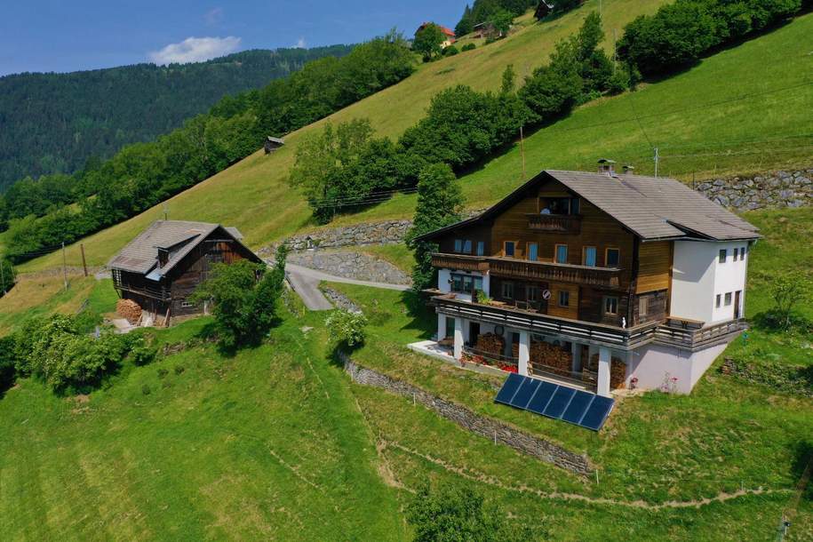 Landwirtschaft mit traumhafter Südhanglage!, Gewerbeobjekt-kauf, 690.000,€, 9754 Spittal an der Drau