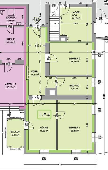 Geräumige Mietwohnung in Rosenburg