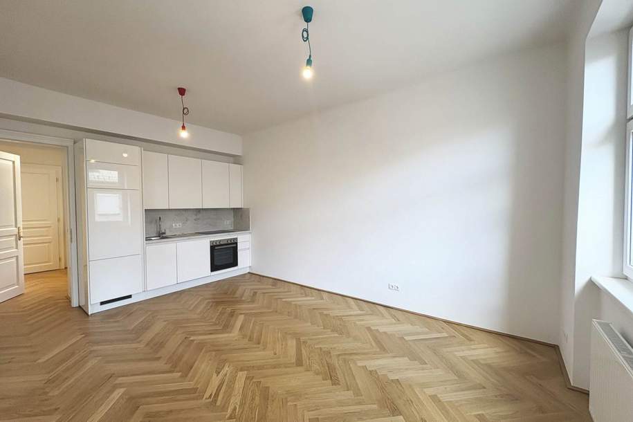 Erstbezug nach Sanierung - Moderne 2 Zimmer Wohnung im Altbau, Wohnung-miete, 899,00,€, 1050 Wien 5., Margareten