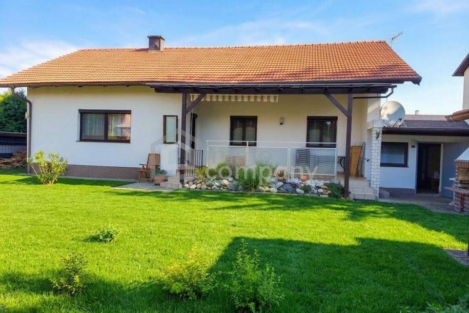 Charmanter Bungalow in Theresienfeld, 4 Zimmer, Garten, Terrasse, Garage, Haus-kauf, 398.000,€, 2604 Wiener Neustadt(Land)