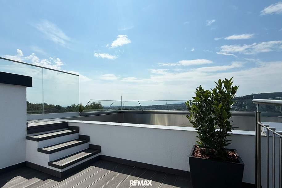 Traumhaftes PENTHOUSE mit großer Dachterrasse und Edelstahlpool, Wohnung-kauf, 1.499.000,€, 1140 Wien 14., Penzing