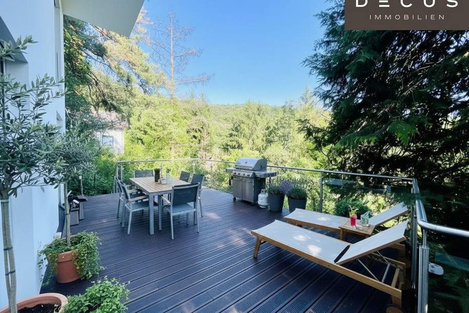 EINFAMILIENHAUS IM GRÜNEN - WALDIDYLLE IN WIEN - TERRASSEN GARTEN STELLPLATZ, Haus-kauf, 1.389.000,€, 1140 Wien 14., Penzing