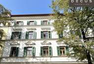 | EXKLUSIVE &amp; LICHTDURCHFLUTETE DACHGESCHOSS - MAISONETTE - WOHNUNG MIT BLICK AUF DEN SCHLOSSBERG | PRIVATER LIFTZUGANG | 2 TERRASSEN | TOP LAGE