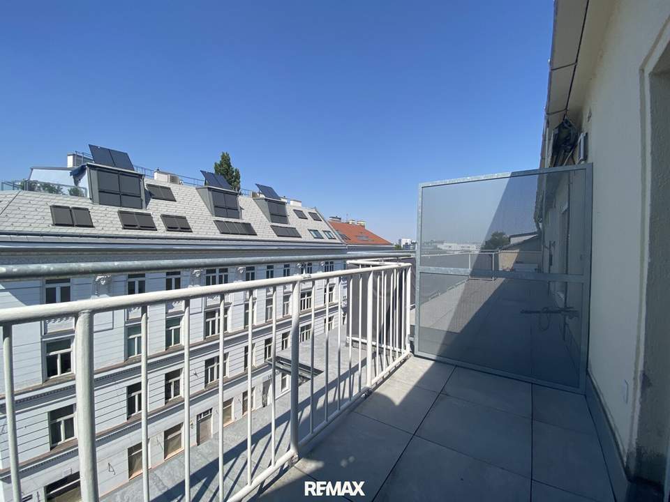Dachgeschoß-Wohnung mit Terrasse nahe U4/S-Bahn, Wertheimsteinpark und Donaukanal
