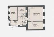 Stilvoll sanierte 3-Zimmer-Wohnung mit optimaler Raumaufteilung!