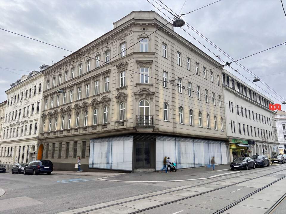 Repräsentative Geschäftsfläche als Erstbezug in Hochfrequenzlage direkt an der U3-Hütteldorferstraße