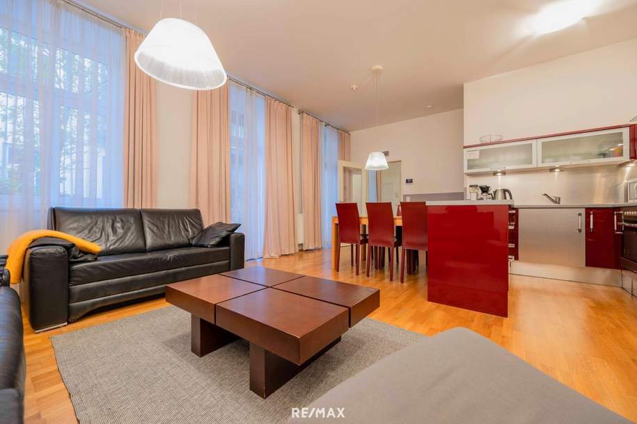 3-Zimmer-Wohnung mit Eigengarten und Balkon bei der Mariahilfer Straße, Wohnung-kauf, 649.000,€, 1070 Wien 7., Neubau