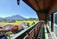 Wohnen mit Bergblick: Stilvolles Chalet mit sonniger Lage & besonderem Charakter-viel Raum für eigene Ideen