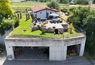 Exklusiver Bungalow mit Garagen und Kellergewölben