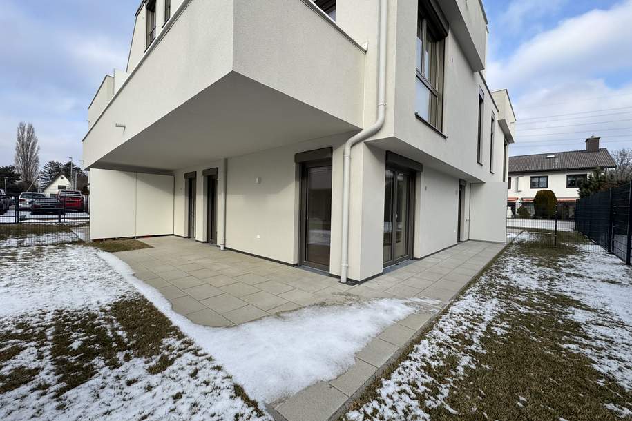 3-Zi Gartenwohnung beim Mühlwasser-Erstbezug-Fußbodenheizung-Tiefgaragenstellplatz, Wohnung-miete, 1.650,00,€, 1220 Wien 22., Donaustadt