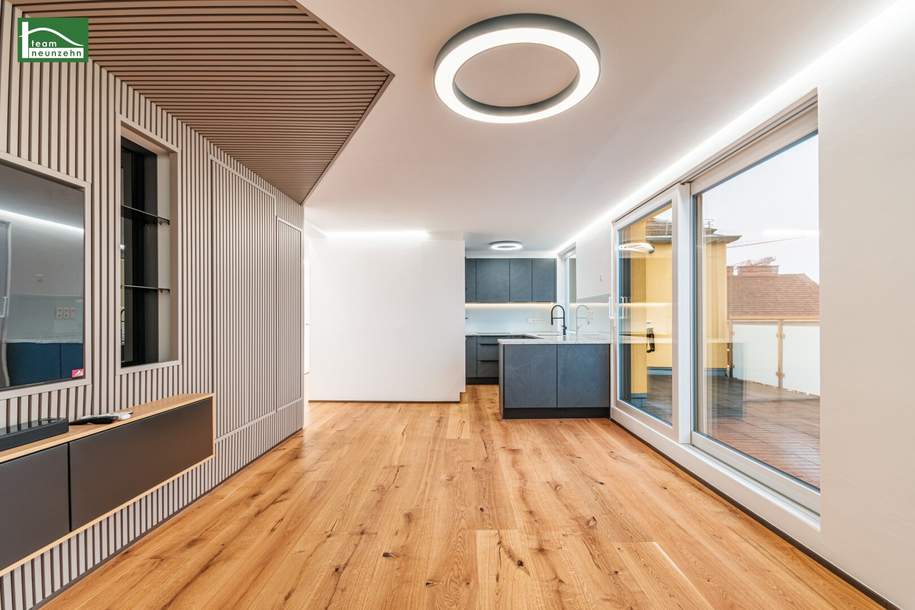 Stilvolle Dachgeschosswohnung mit Terrasse &amp; Weitblick – Luxuswohnen auf höchstem Niveau!, Wohnung-kauf, 399.000,€, 1210 Wien 22., Donaustadt